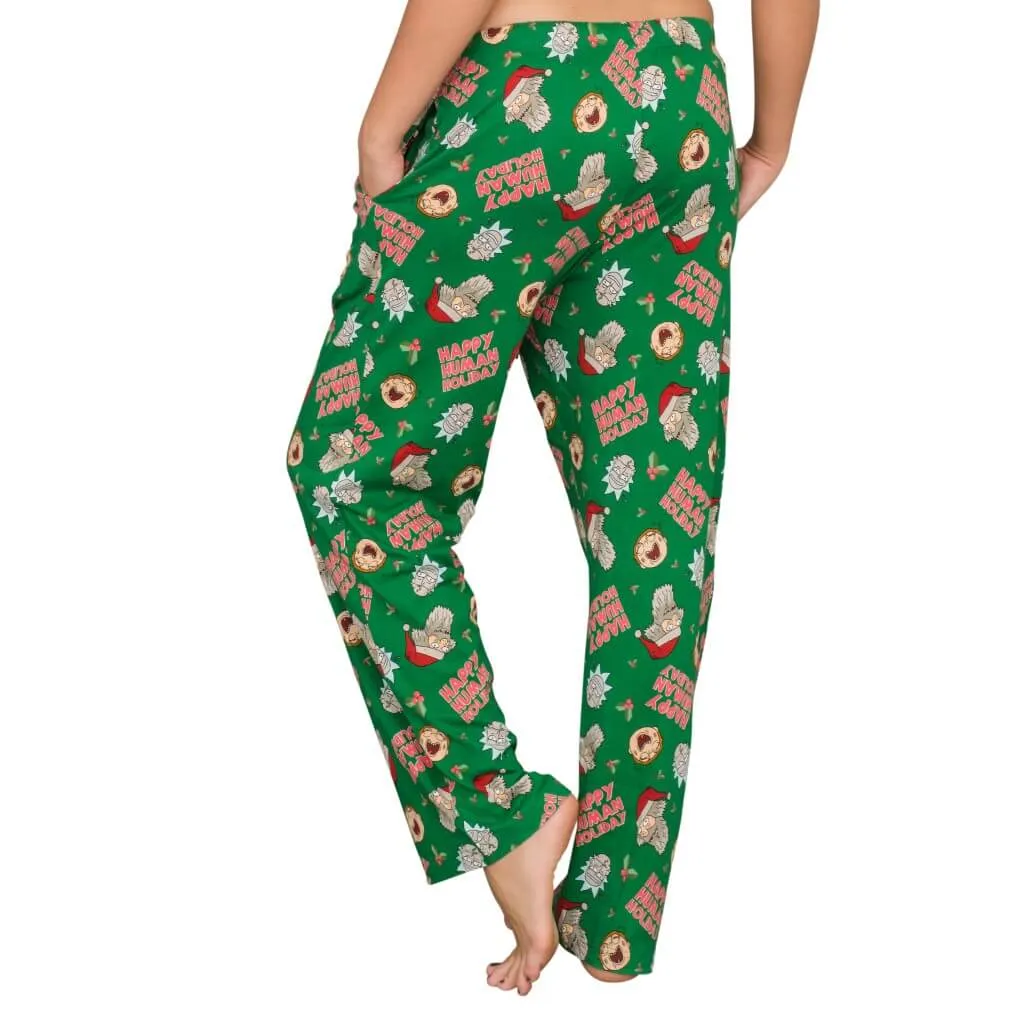 Rick and Morty Happy Human Holidays Lounge Pants