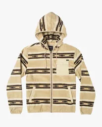 RVCA Hawthorne Zip-Up Hooded Fleece - Burlap