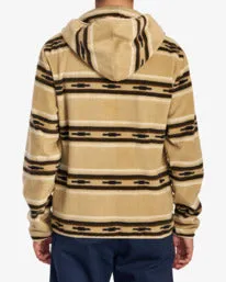 RVCA Hawthorne Zip-Up Hooded Fleece - Burlap