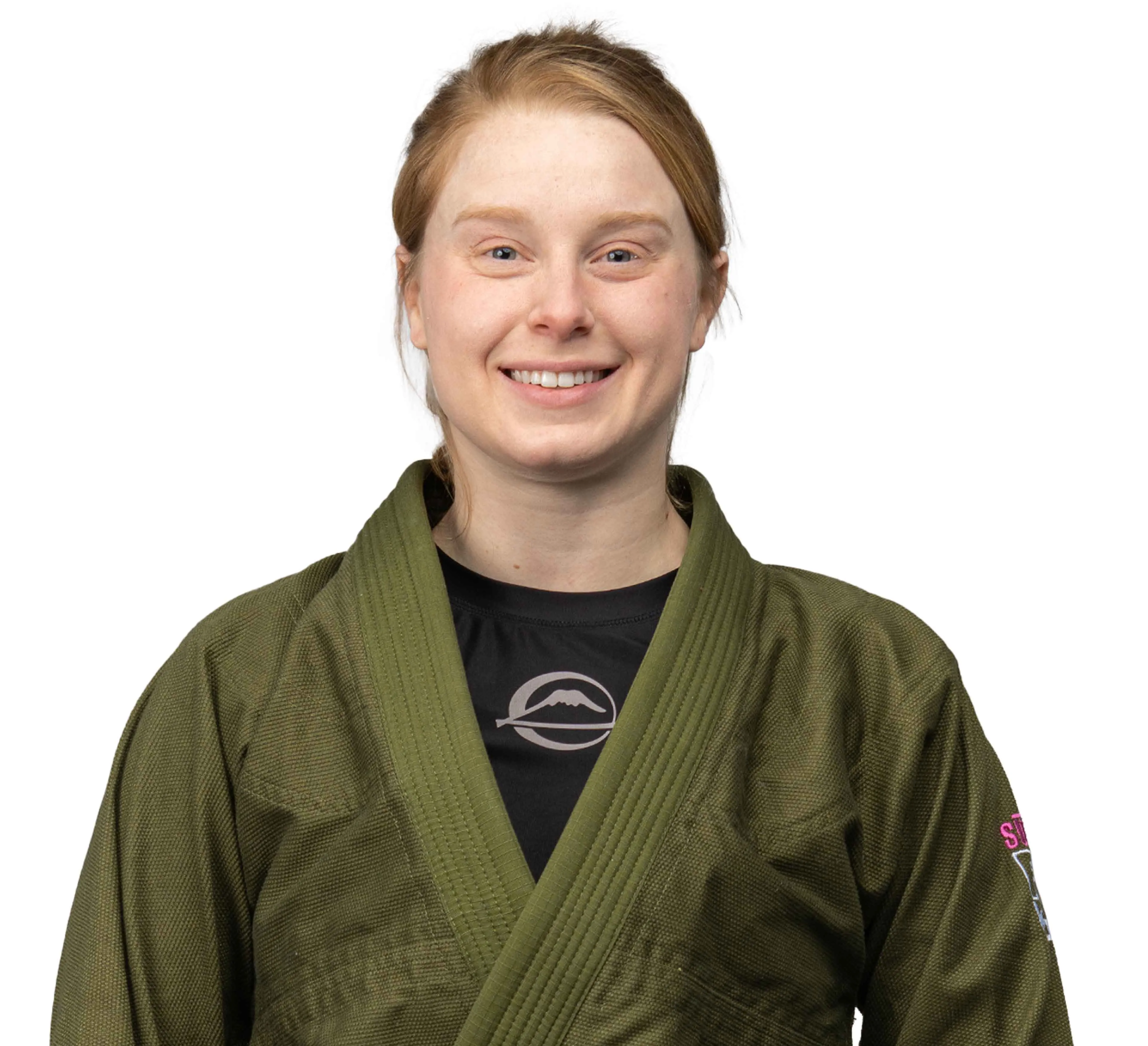 Suparaito Womens BJJ Gi Military Green and Pink