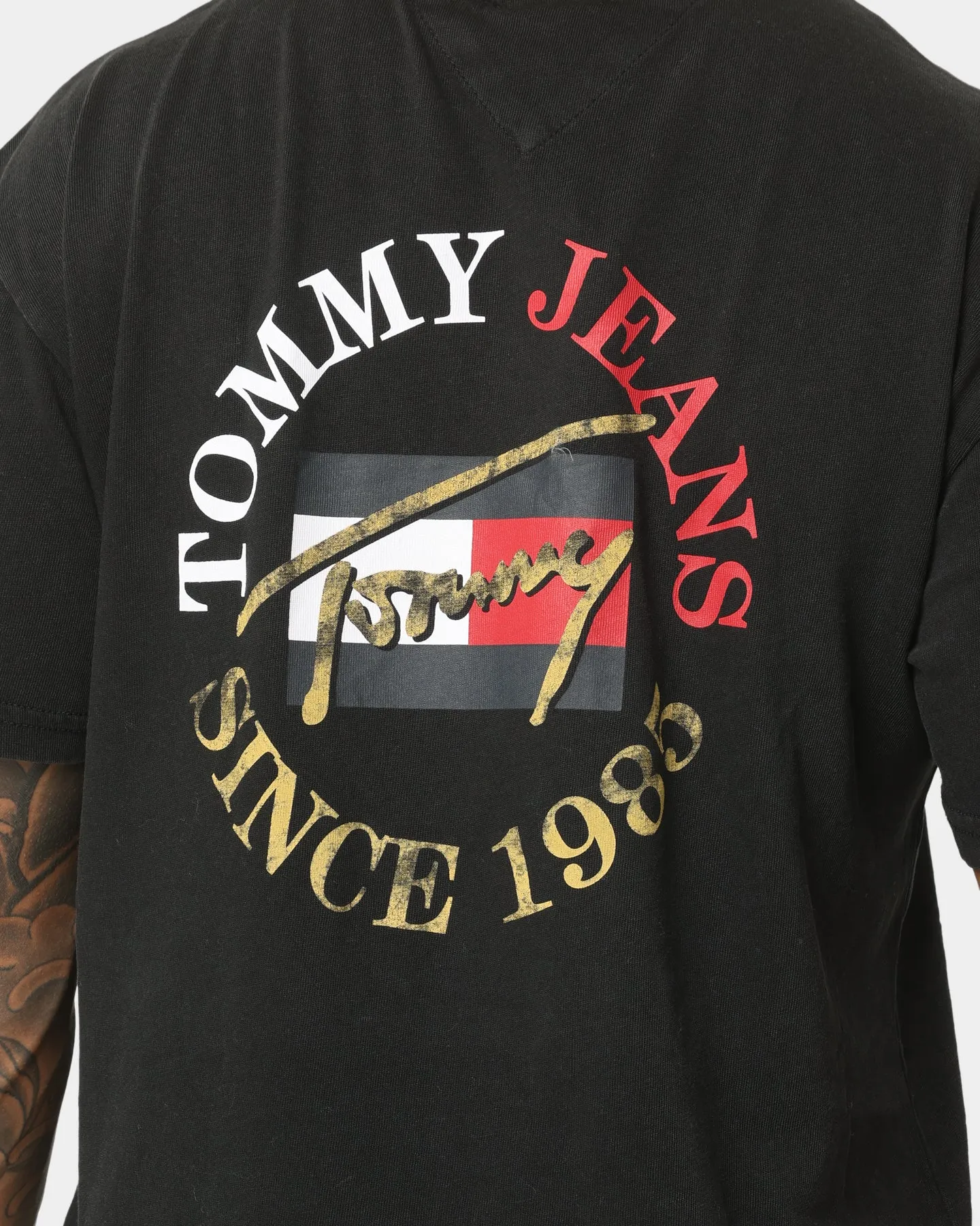 Tommy Jeans Vintage Circle T-Shirt Black