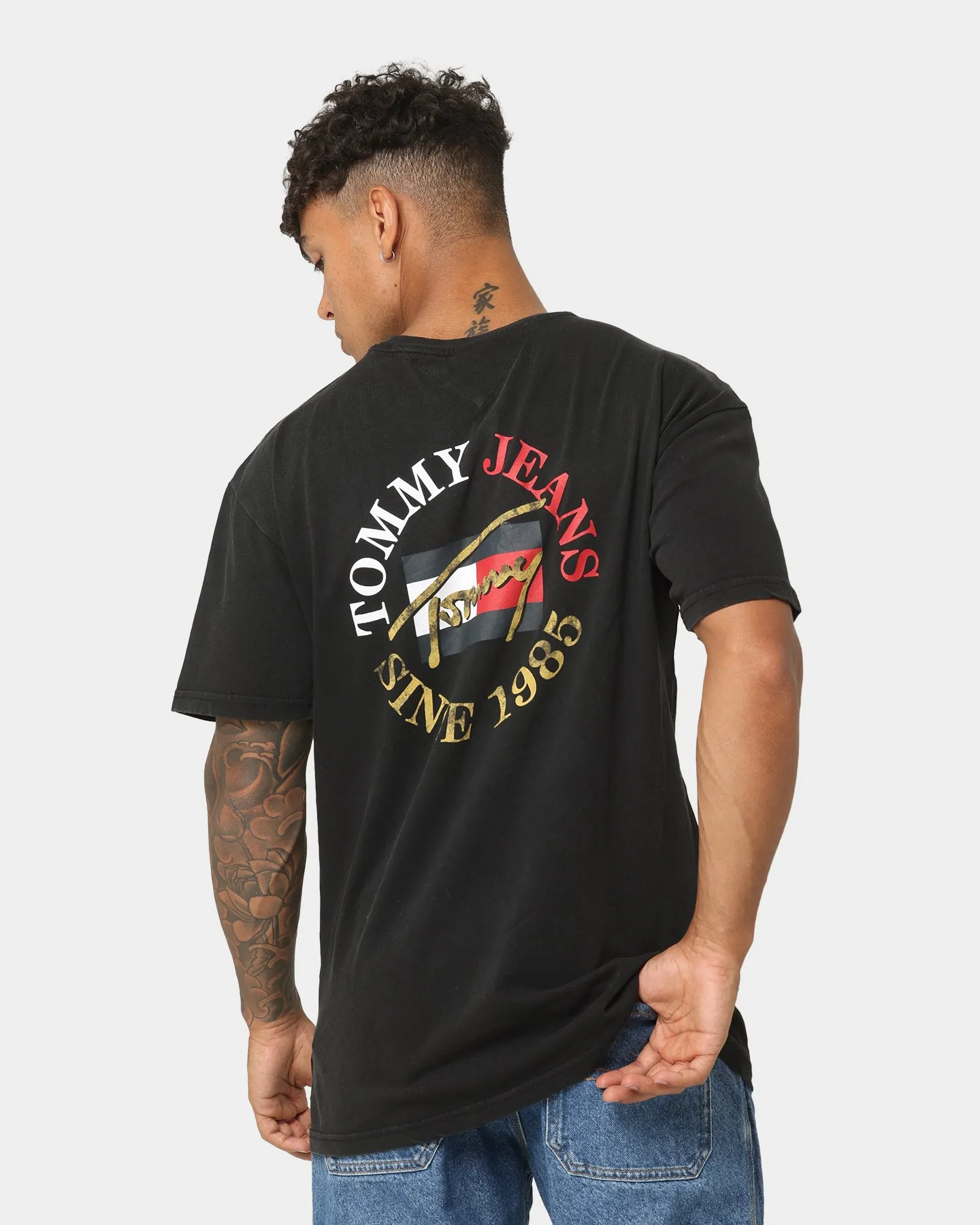 Tommy Jeans Vintage Circle T-Shirt Black