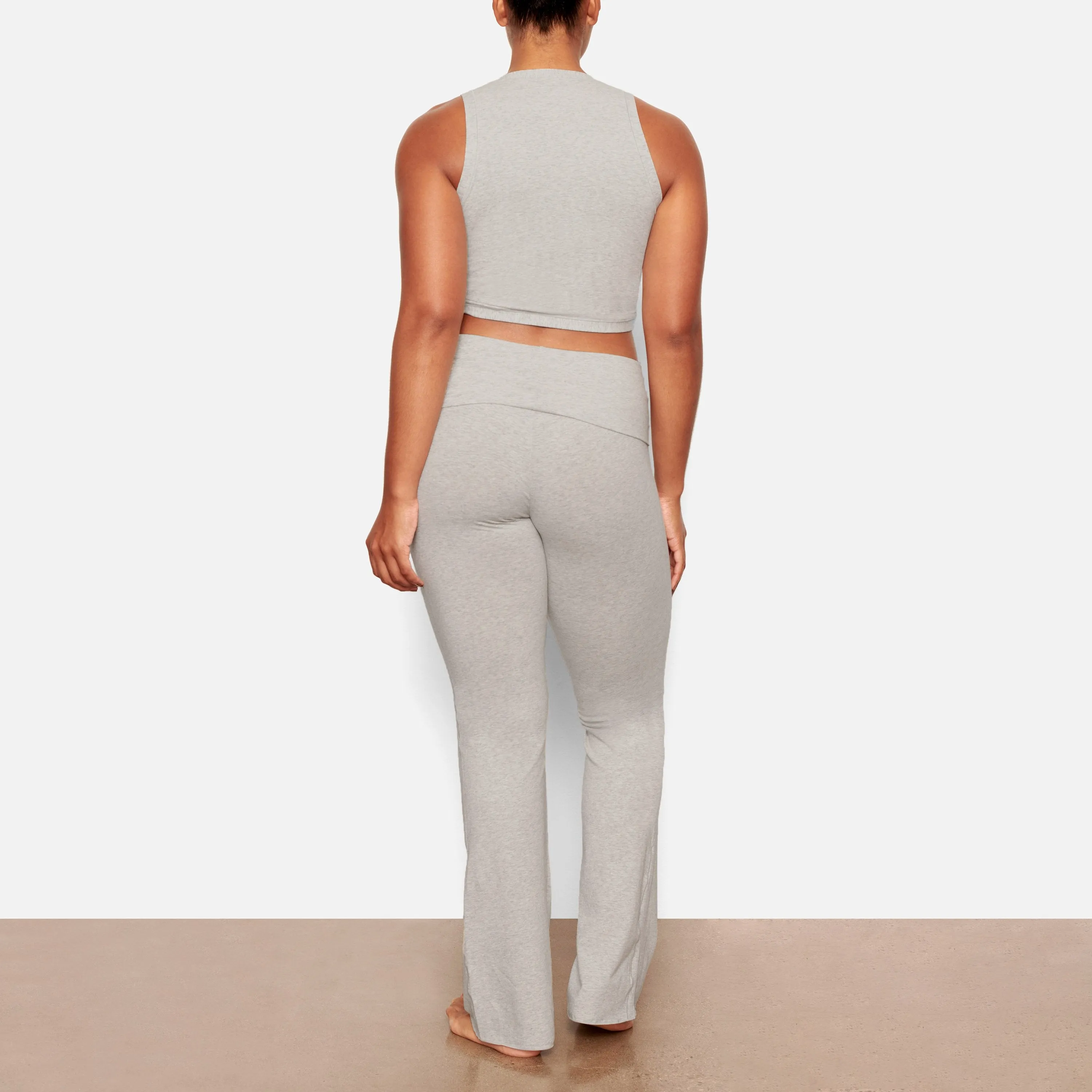 TWIST PANT | LIGHT HEATHER GREY