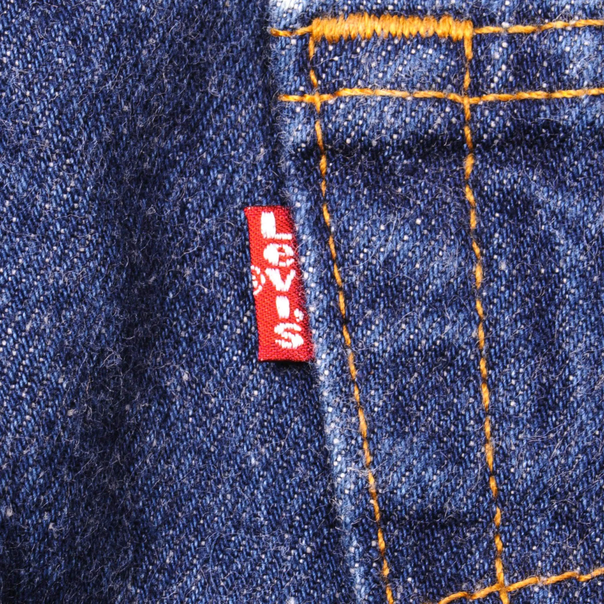 VINTAGE LEVIS 501 INDIGO JEANS 1990s SIZE 33X30 W33 L30 MADE IN USA