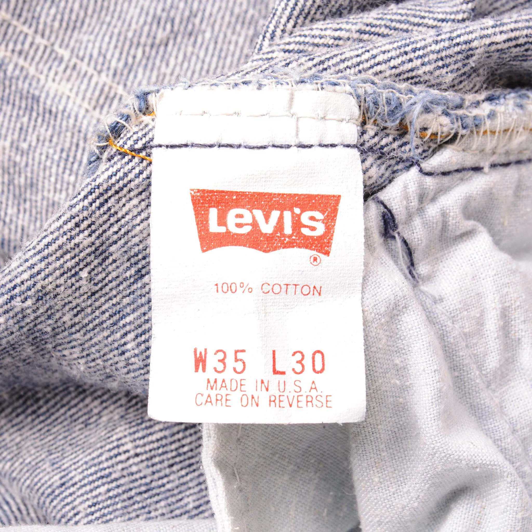 VINTAGE LEVIS 501 JEANS 1990's SIZE 33X29 W33 L29 MADE IN USA