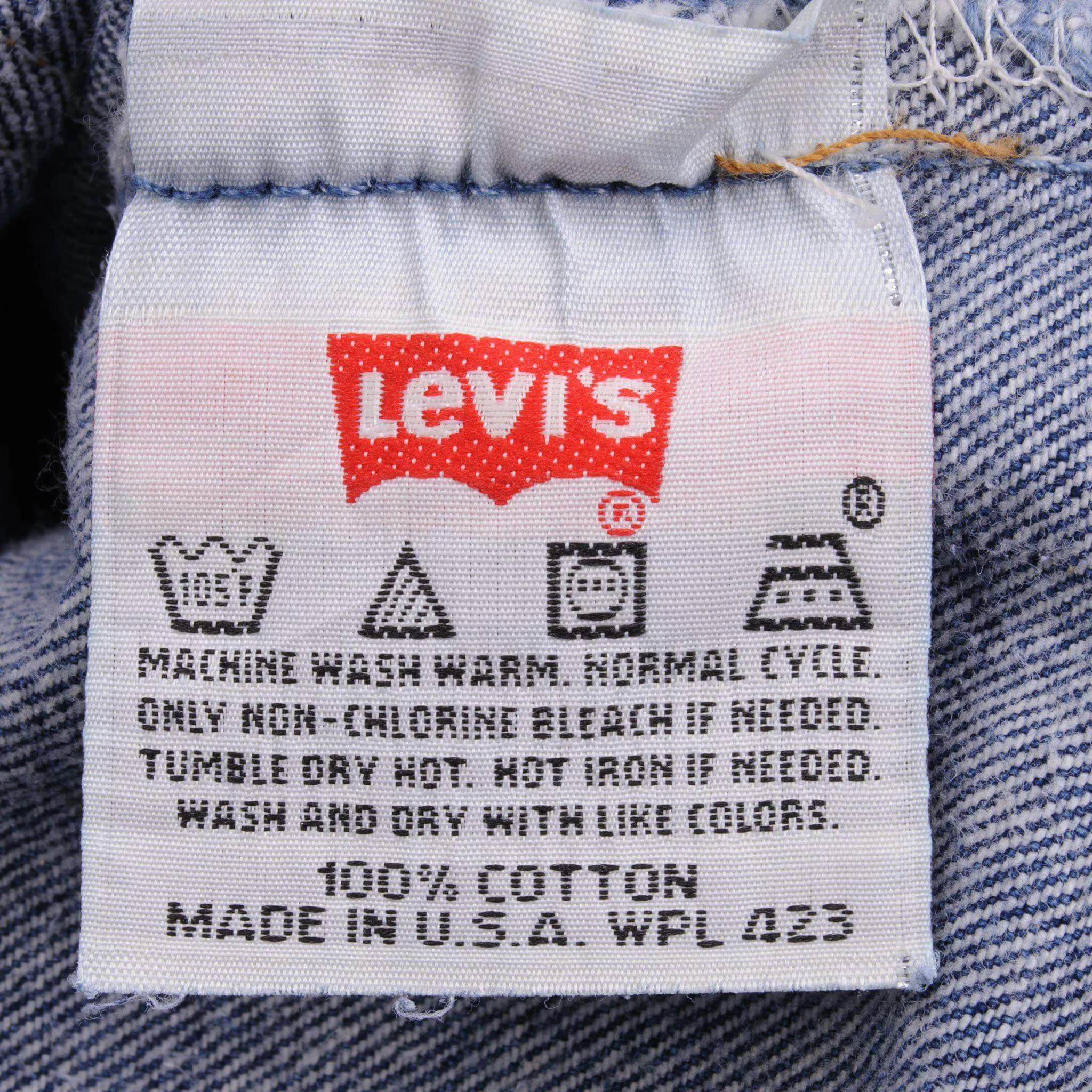 VINTAGE LEVIS 501 JEANS SIZE 33X30 W33 L30 MADE IN USA