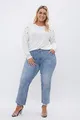 Vintage washed Grommet jean