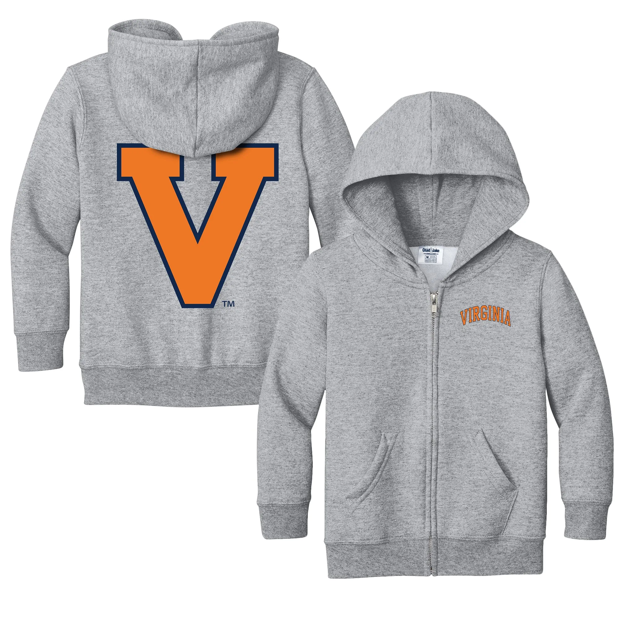 Virginia Cavaliers Logo Toddler Full-Zip Sweatshirt