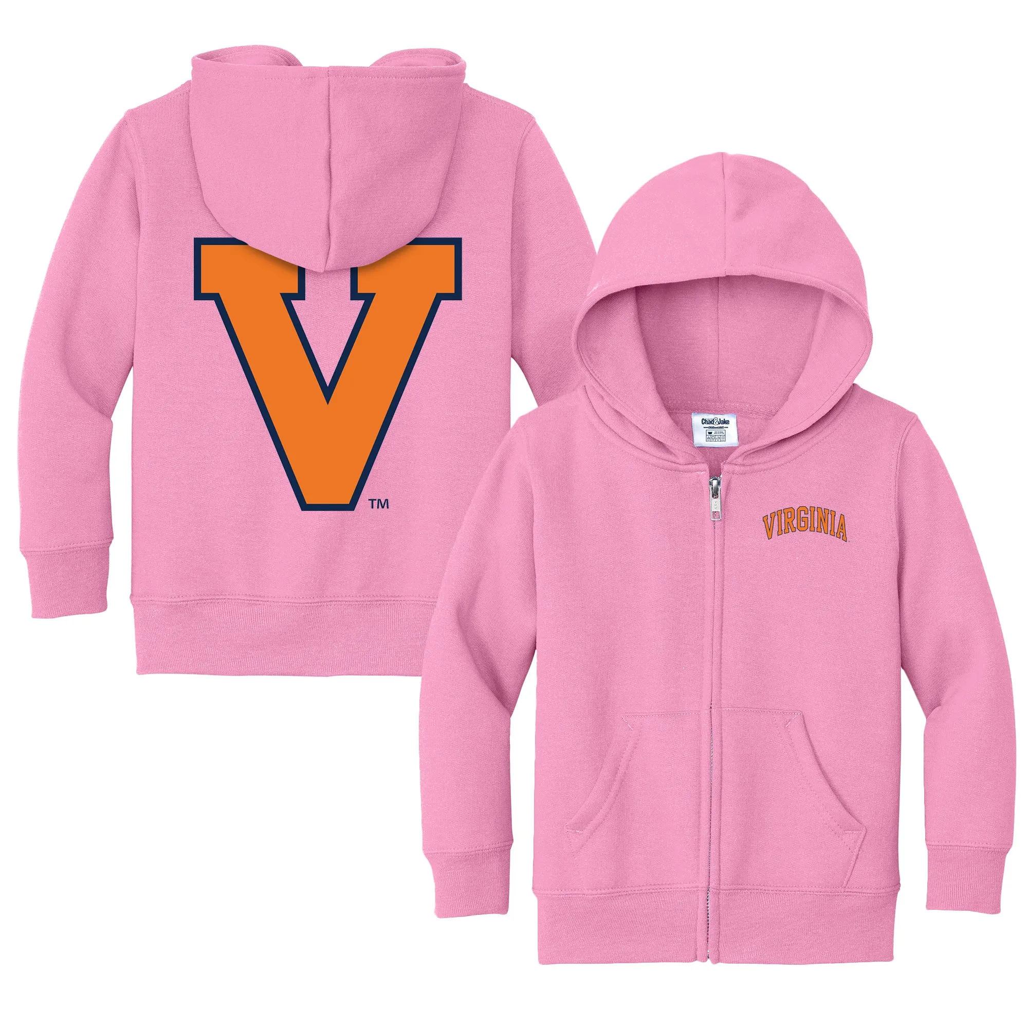 Virginia Cavaliers Logo Toddler Full-Zip Sweatshirt