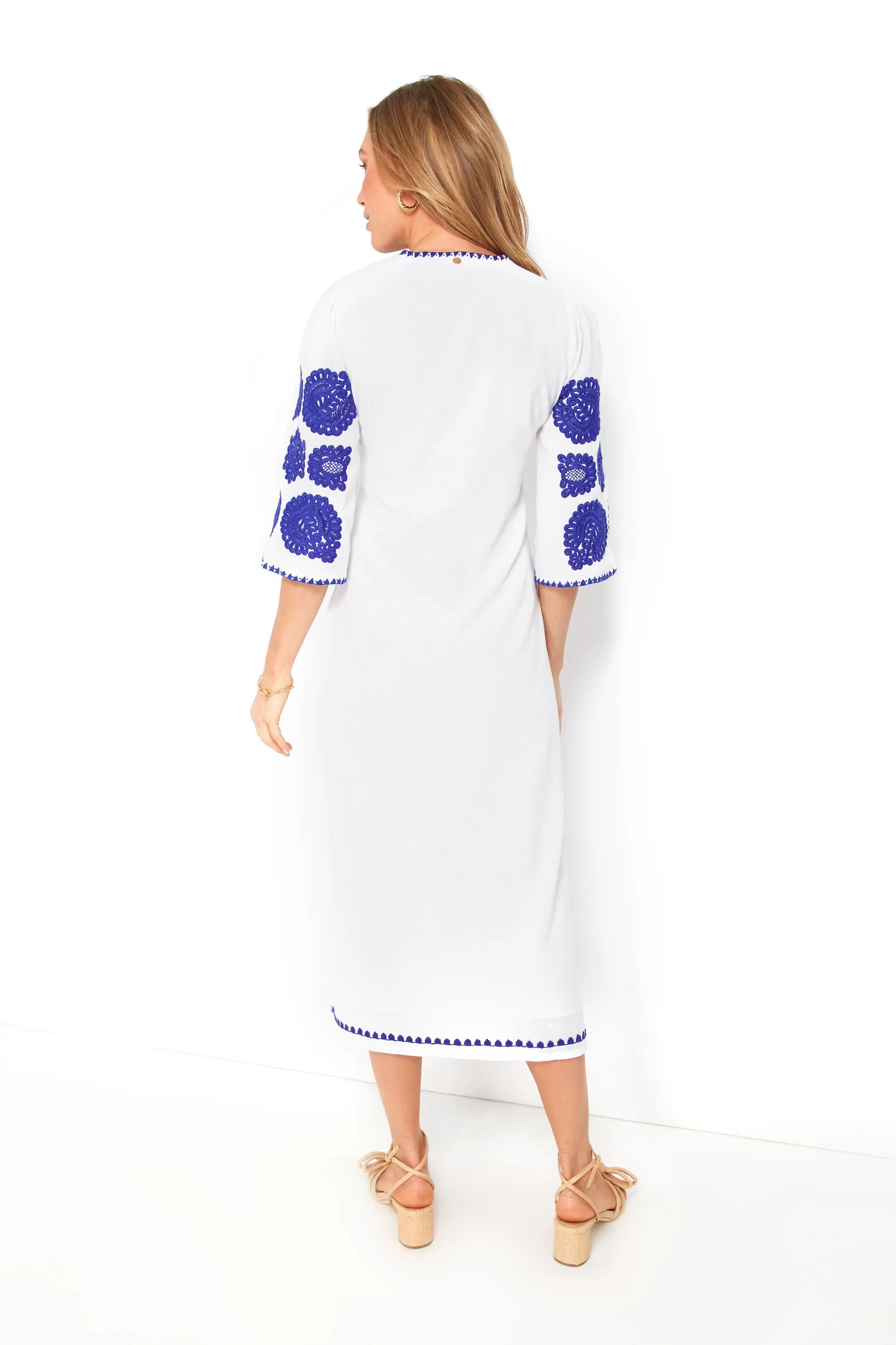 White Tiki Longdress