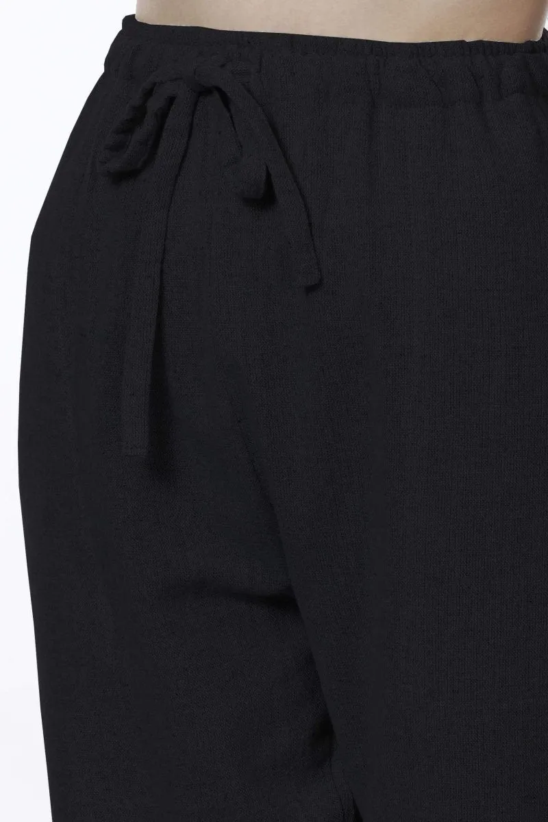 Women's Lounge Pant | Black | Free Size