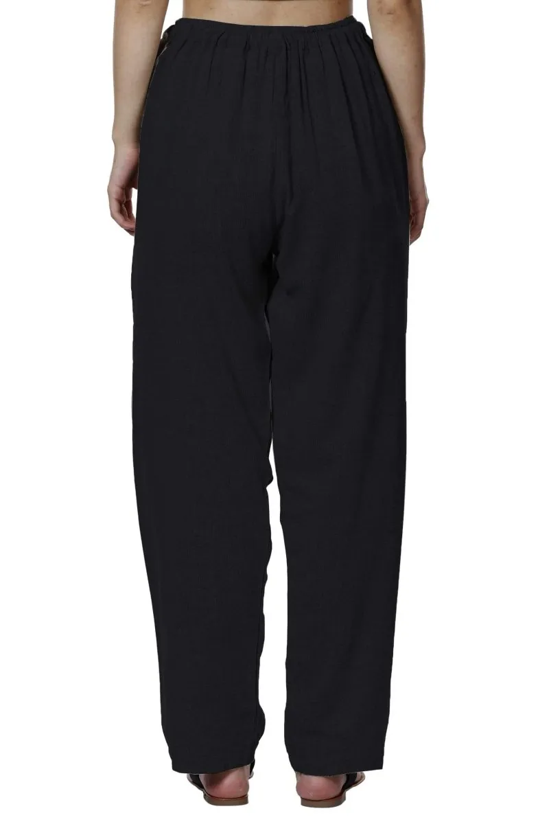 Women's Lounge Pant | Black | Free Size